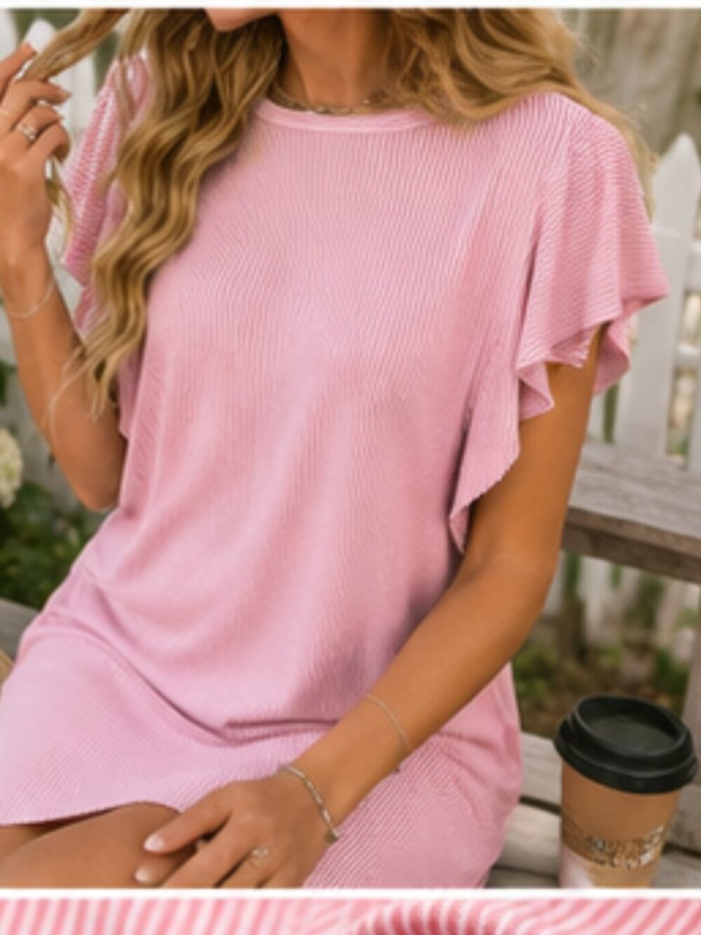 Pink Coastal Breeze Dress 🌊